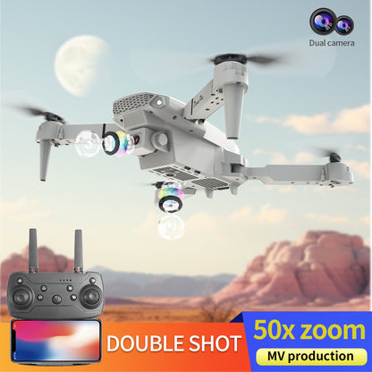 E88 Dual 4K Camera Drone - Foldable WiFi FPV RC Quadcopter for Kids & Beginners