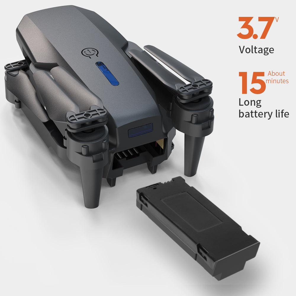 E88 Dual 4K Camera Drone - Foldable WiFi FPV RC Quadcopter for Kids & Beginners