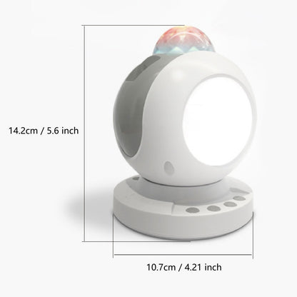 Star Projector Night Light with Bluetooth Speaker - Aurora Sky Projection for Sleep, Relaxation & Party Decor | Remote Control